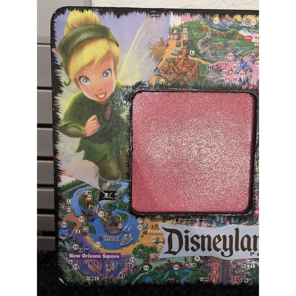 Vintage‎ Disneyland Tinkerbell Faux Wood Picture Frame Lightweight